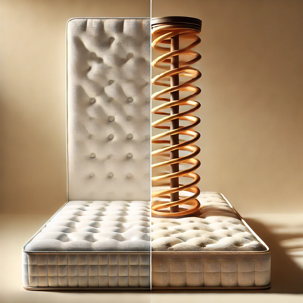 Matelas en Mémoire de Forme vs. Matelas à Ressorts