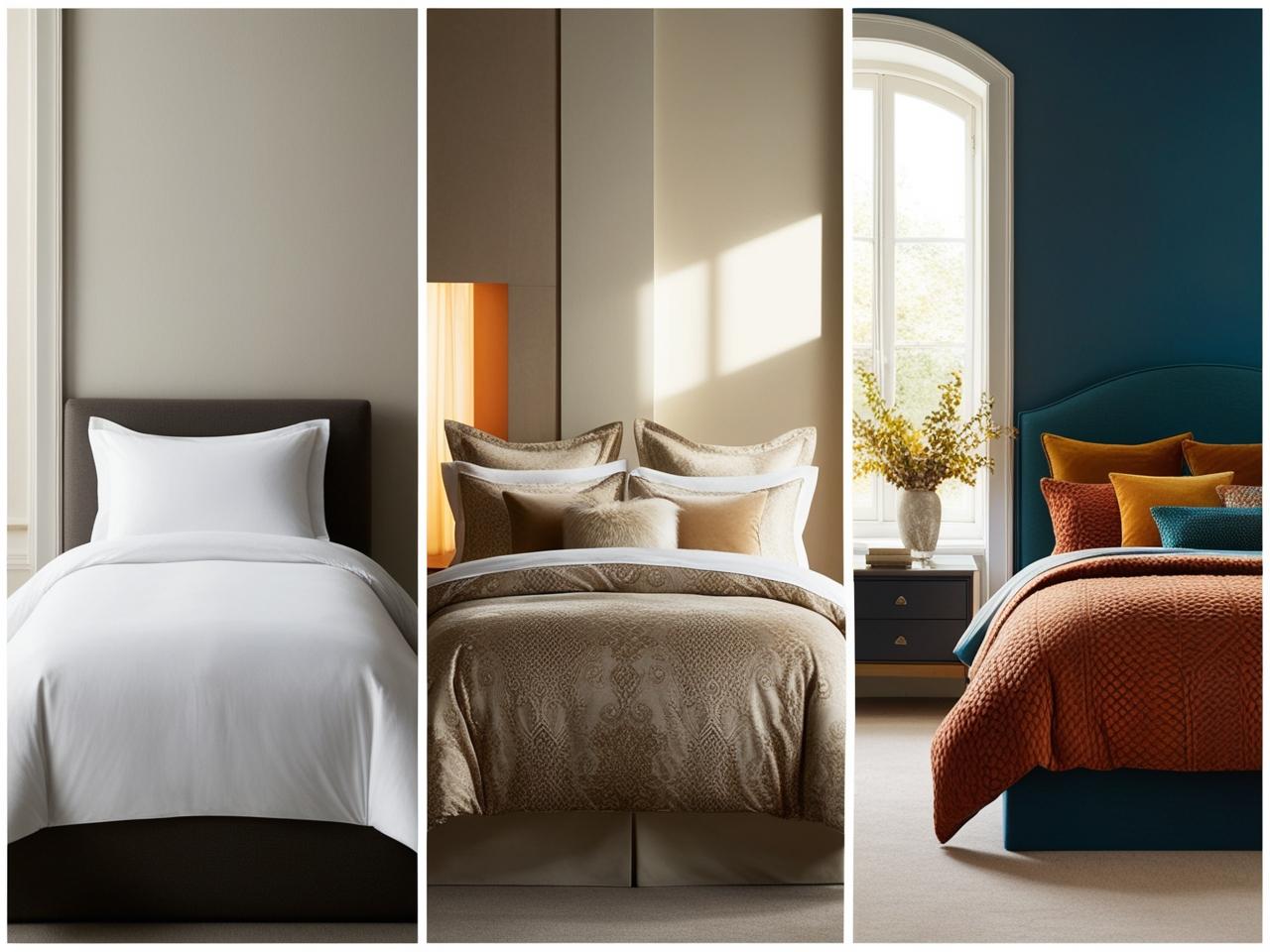 Différents tailles de lits : Simple, Double et Queen